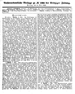 Leipziger Zeitung Freitag 6. Mai 1859