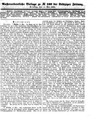 Leipziger Zeitung Dienstag 10. Mai 1859