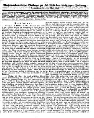 Leipziger Zeitung Samstag 21. Mai 1859