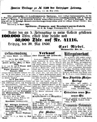 Leipziger Zeitung Sonntag 22. Mai 1859