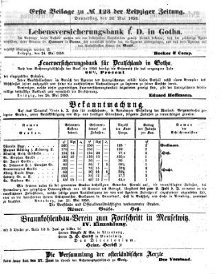 Leipziger Zeitung Donnerstag 26. Mai 1859