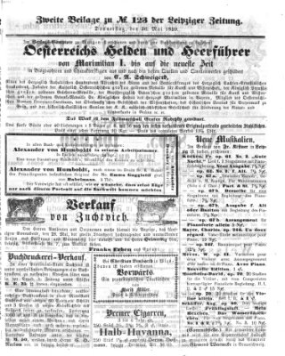 Leipziger Zeitung Donnerstag 26. Mai 1859