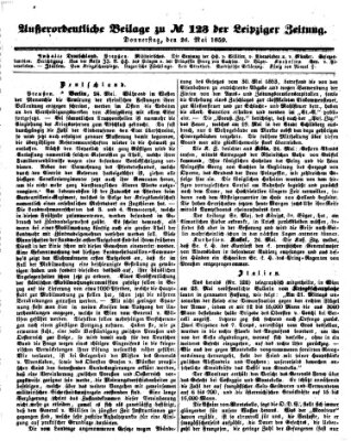 Leipziger Zeitung Donnerstag 26. Mai 1859