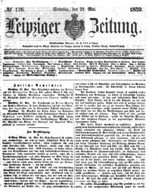 Leipziger Zeitung Sonntag 29. Mai 1859