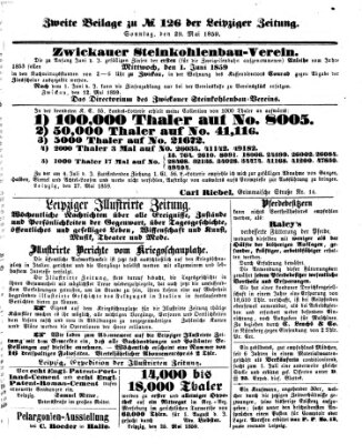 Leipziger Zeitung Sonntag 29. Mai 1859