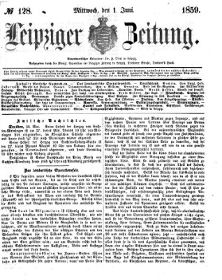 Leipziger Zeitung Mittwoch 1. Juni 1859