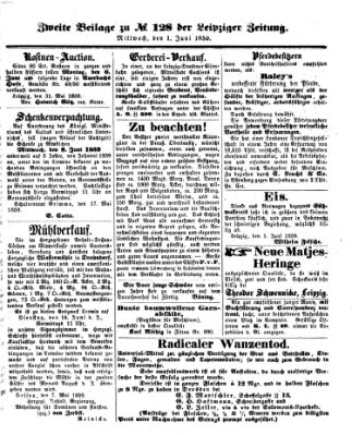 Leipziger Zeitung Mittwoch 1. Juni 1859