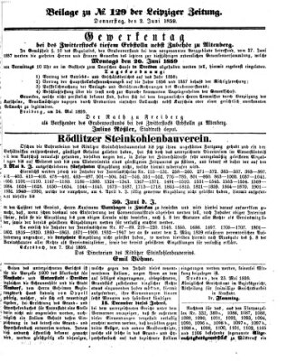 Leipziger Zeitung Donnerstag 2. Juni 1859