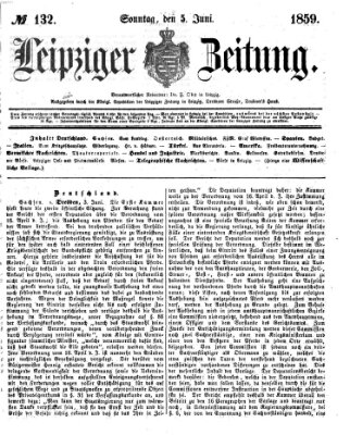 Leipziger Zeitung Sonntag 5. Juni 1859