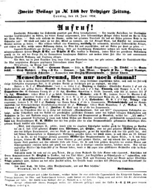 Leipziger Zeitung Sonntag 12. Juni 1859