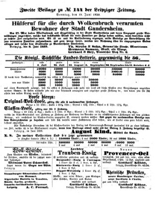 Leipziger Zeitung Sonntag 19. Juni 1859