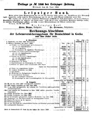 Leipziger Zeitung Mittwoch 22. Juni 1859