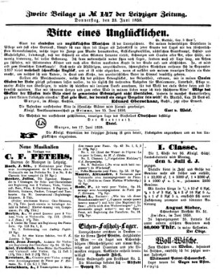 Leipziger Zeitung Donnerstag 23. Juni 1859