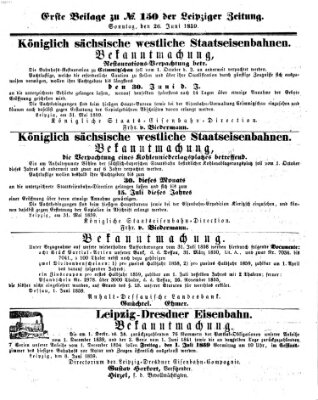 Leipziger Zeitung Sonntag 26. Juni 1859