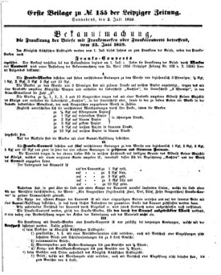 Leipziger Zeitung Samstag 2. Juli 1859