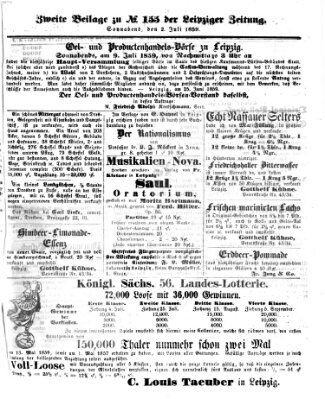 Leipziger Zeitung Samstag 2. Juli 1859