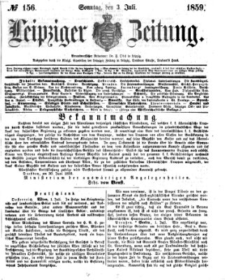 Leipziger Zeitung Sonntag 3. Juli 1859