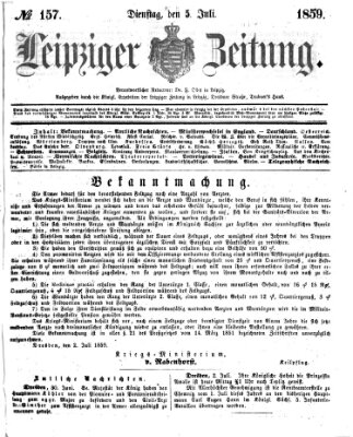 Leipziger Zeitung Dienstag 5. Juli 1859