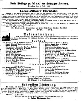 Leipziger Zeitung Dienstag 5. Juli 1859