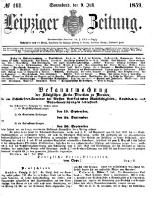 Leipziger Zeitung Samstag 9. Juli 1859