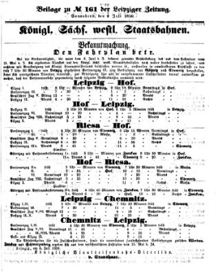 Leipziger Zeitung Samstag 9. Juli 1859