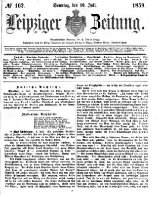 Leipziger Zeitung Sonntag 10. Juli 1859