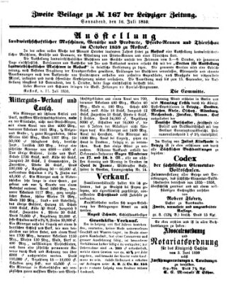 Leipziger Zeitung Samstag 16. Juli 1859