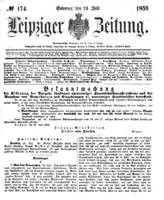 Leipziger Zeitung Sonntag 24. Juli 1859