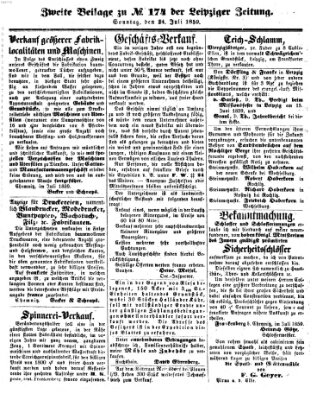 Leipziger Zeitung Sonntag 24. Juli 1859