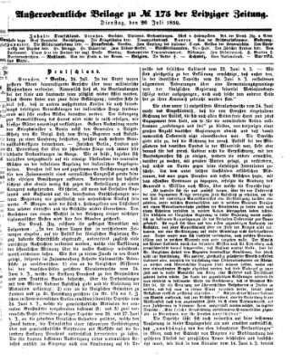 Leipziger Zeitung Dienstag 26. Juli 1859