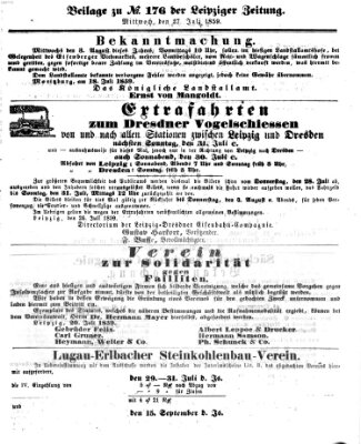 Leipziger Zeitung Mittwoch 27. Juli 1859