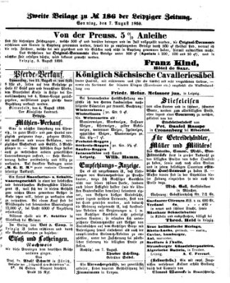 Leipziger Zeitung Sonntag 7. August 1859