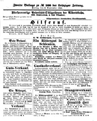 Leipziger Zeitung Freitag 2. September 1859