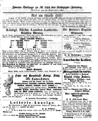 Leipziger Zeitung Mittwoch 21. September 1859