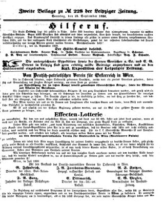 Leipziger Zeitung Sonntag 25. September 1859