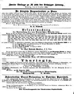 Leipziger Zeitung Sonntag 2. Oktober 1859