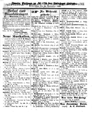 Leipziger Zeitung Donnerstag 24. November 1859