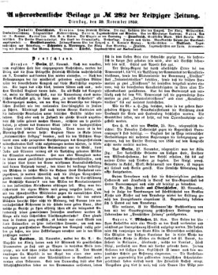 Leipziger Zeitung Dienstag 29. November 1859