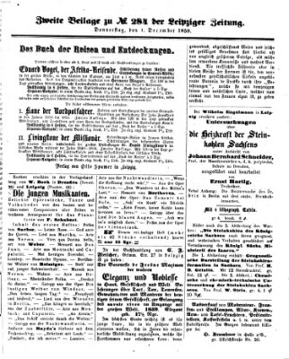 Leipziger Zeitung Donnerstag 1. Dezember 1859