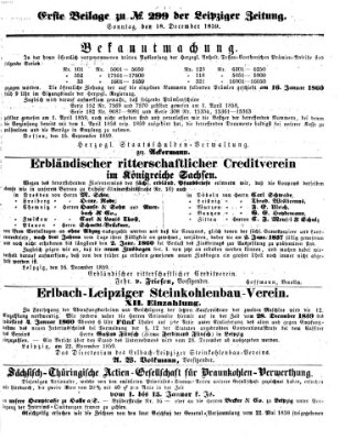 Leipziger Zeitung Sonntag 18. Dezember 1859