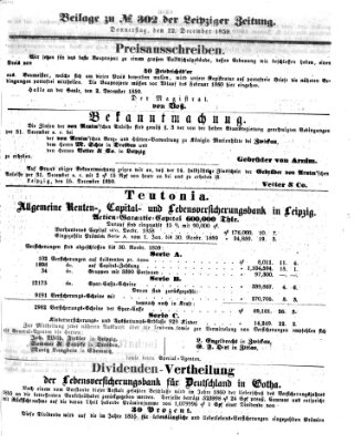 Leipziger Zeitung Donnerstag 22. Dezember 1859