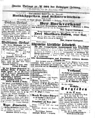 Leipziger Zeitung Samstag 24. Dezember 1859