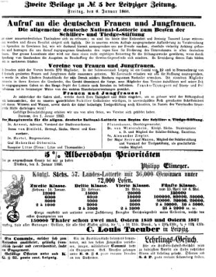 Leipziger Zeitung Freitag 6. Januar 1860