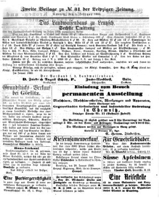 Leipziger Zeitung Sonntag 5. Februar 1860