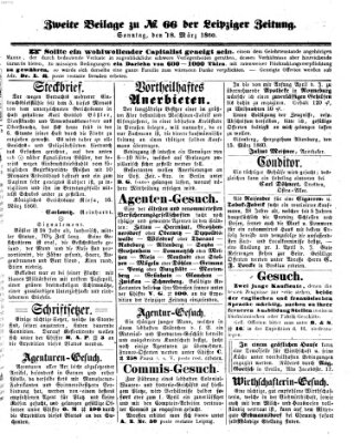 Leipziger Zeitung Sonntag 18. März 1860