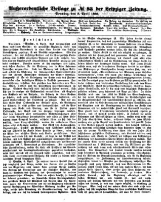 Leipziger Zeitung Sonntag 8. April 1860