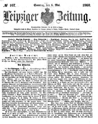 Leipziger Zeitung Sonntag 6. Mai 1860