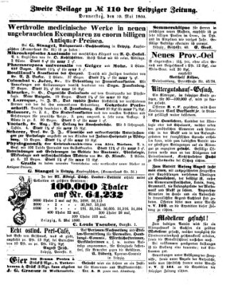 Leipziger Zeitung Donnerstag 10. Mai 1860