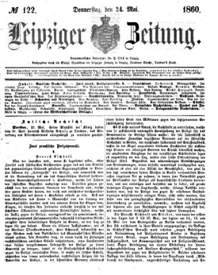 Leipziger Zeitung Donnerstag 24. Mai 1860