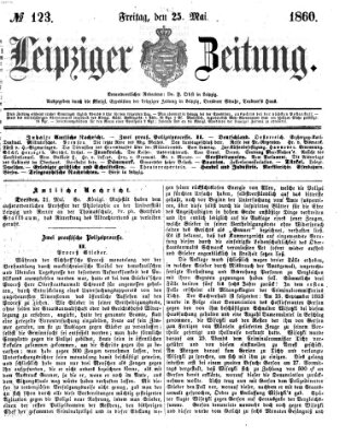 Leipziger Zeitung Freitag 25. Mai 1860